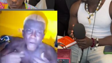 VeryDarkMan in studio recording ‘Ole’ diss track against Portable, July 2025.