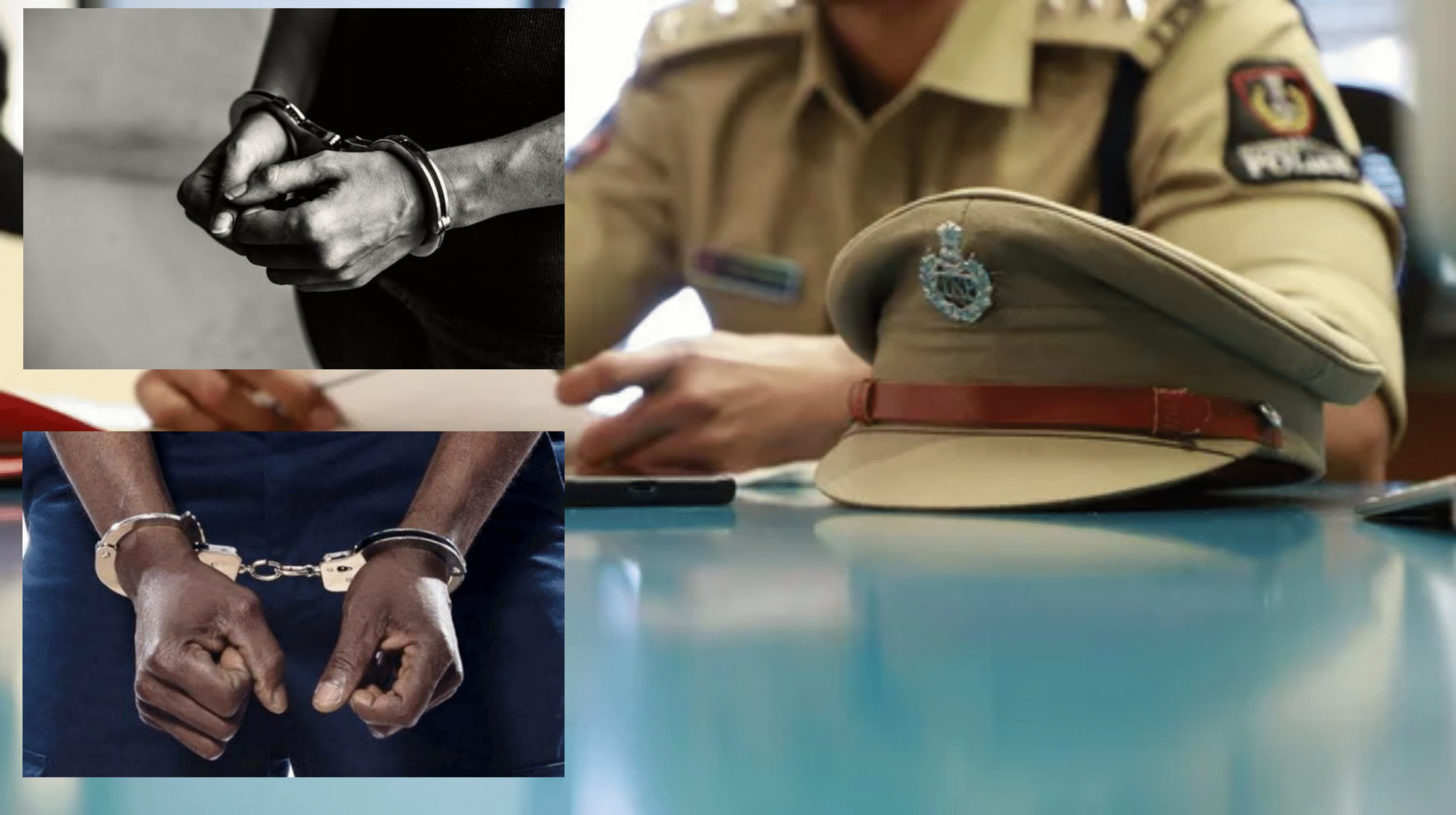 Hyderabad police arrested two Nigerians for suspected drug peddling, July 2025.