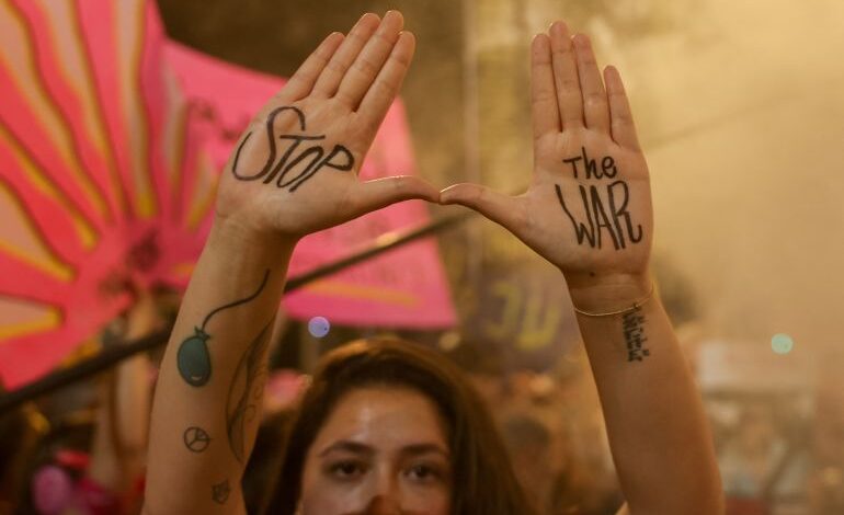 Tel Aviv Protest Slams Gaza Food Crisis, Starvation