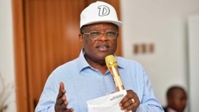 Minister David Umahi at stakeholders’ meeting for road concession review, Abuja, July 2025.