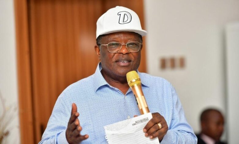 Minister David Umahi at stakeholders’ meeting for road concession review, Abuja, July 2025.