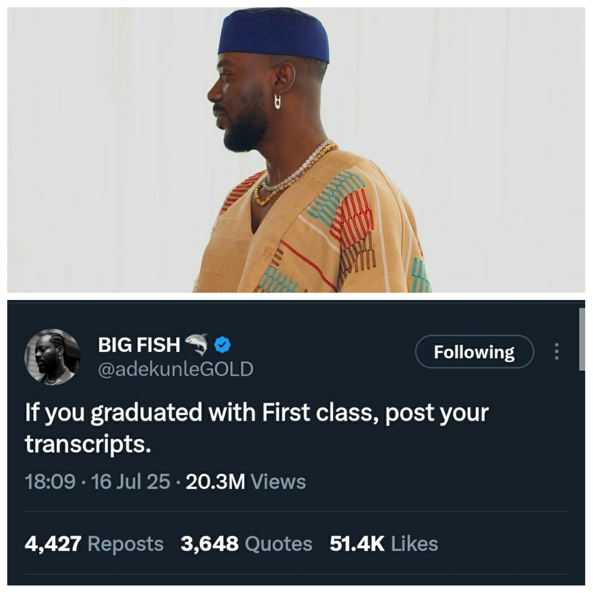Adekunle Gold calls out Wema Bank for using his first-class giveaway in ALAT advert without consent. Will legal action follow? Read more!