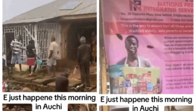 A poster of the scam operation “Nations Pride Integrated Services Ltd” circulating in Auchi.