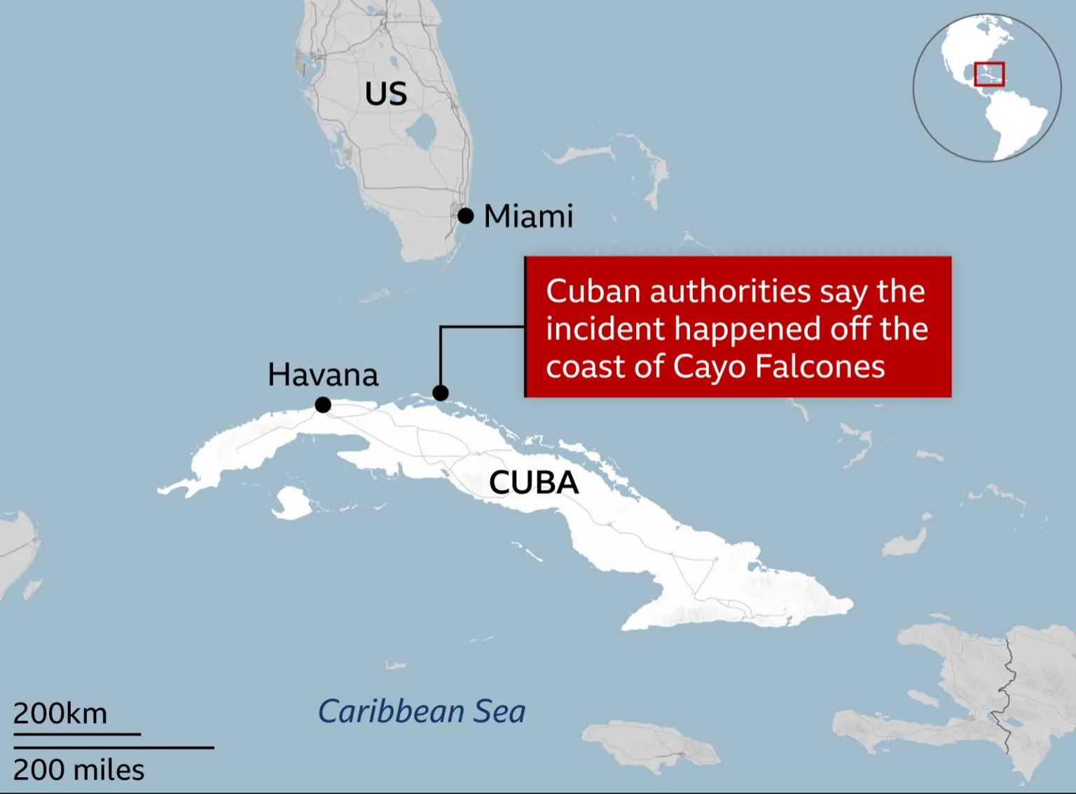 Cuban security forces intercept speedboat near northern coast